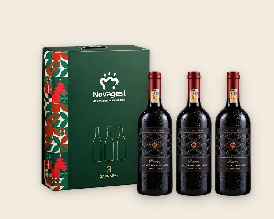 Caixa Novagest de 3 garrafas com São José do Barbilaro Reserva